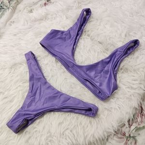 Purple bikini set